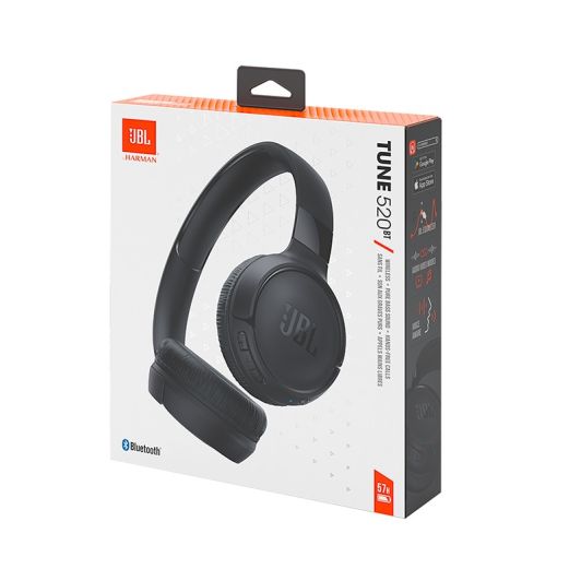 Casque bluetooth JBL Tune 520BT Noir