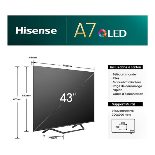 TV QLED 43