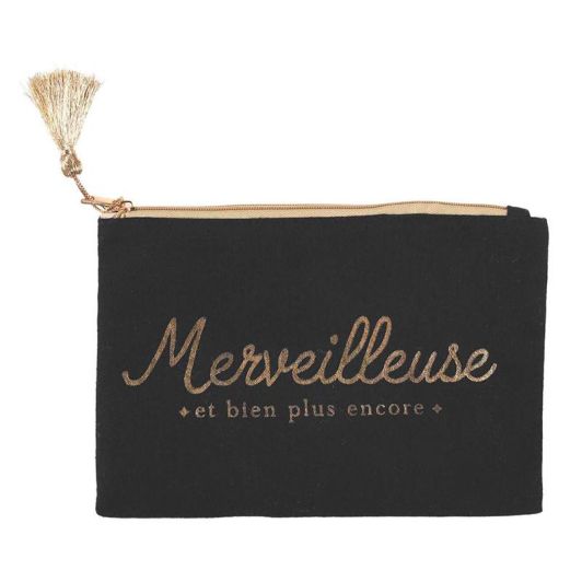 Pochette COSMETIC CLUB gaze de coton