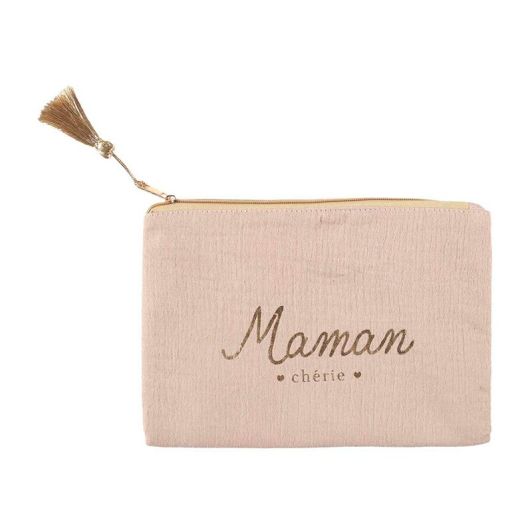 Pochette COSMETIC CLUB gaze de coton
