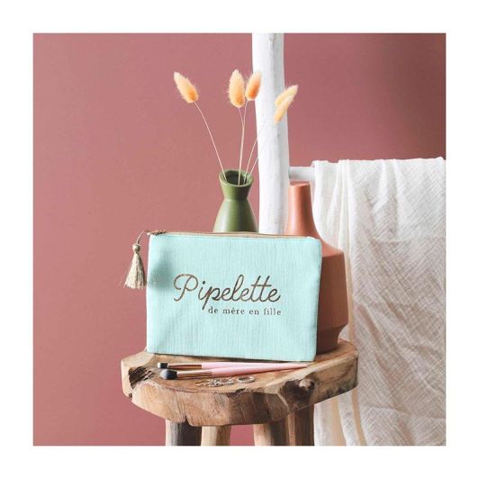 Pochette COSMETIC CLUB gaze de coton