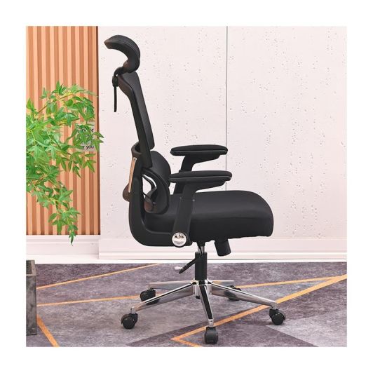 Chaise de bureau AMS-OFFICE PRENIUM noire