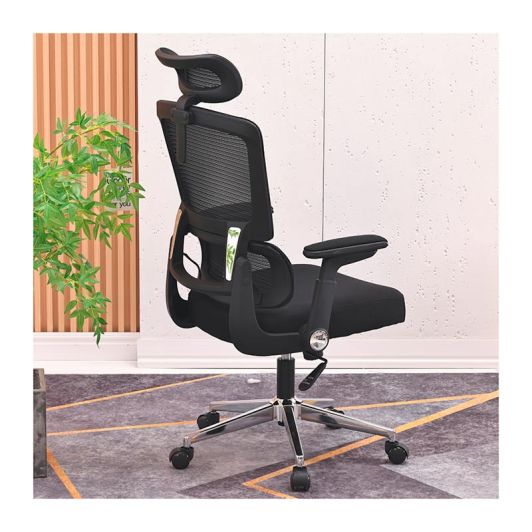 Chaise de bureau AMS-OFFICE PRENIUM noire