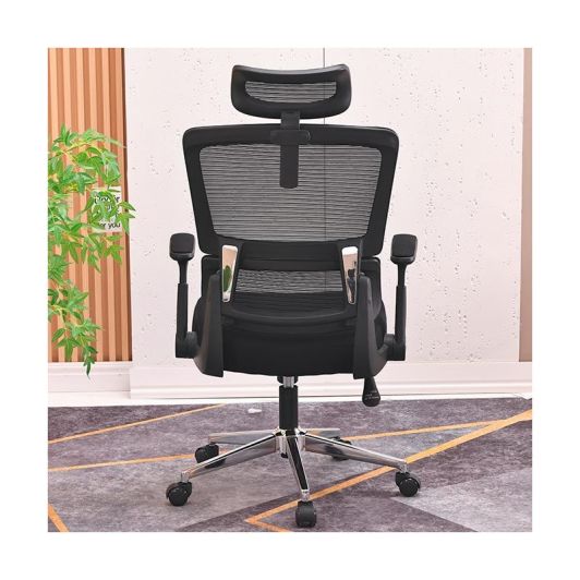 Chaise de bureau AMS-OFFICE PRENIUM noire