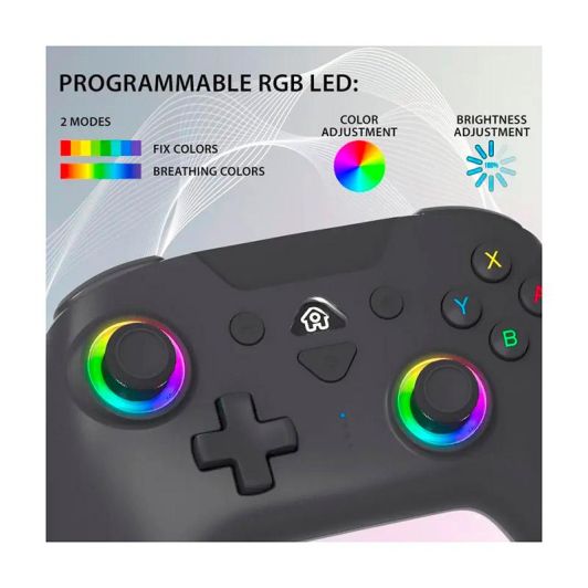 Manette SUBSONIC sans fil pour Switch/Switch 2 Noire