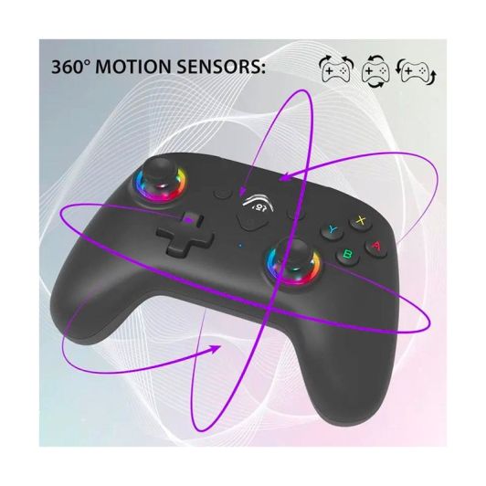 Manette SUBSONIC sans fil pour Switch/Switch 2 Noire