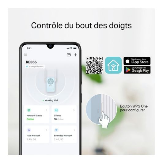 Répéteur TP LINK E365 - AC 1200