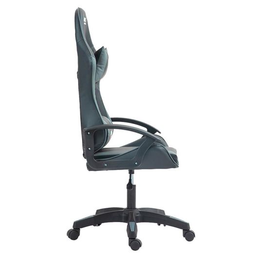 Chaise gaming AMS Gamer#BUTTERFLY Noire et grise