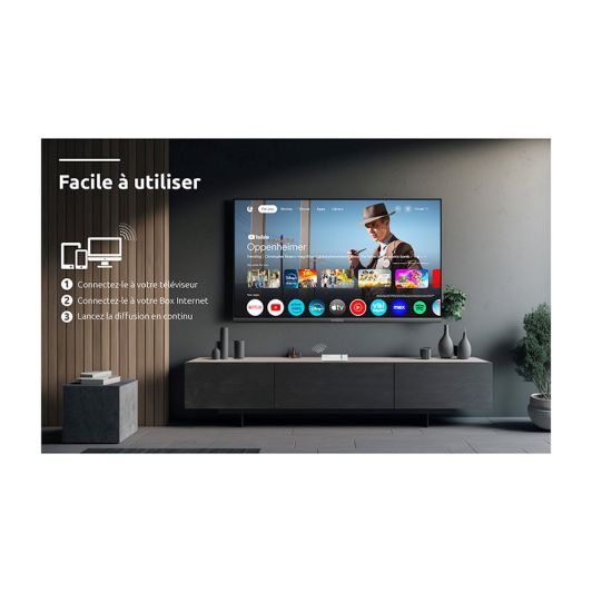 Passerelle Multimédia STRONG LEAP S3+ V2 Google TV box UHD 4K