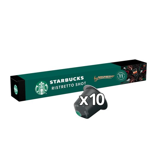 Capsules STARBUCKS Ristretto Shot X10 pour machine NESPRESSO 