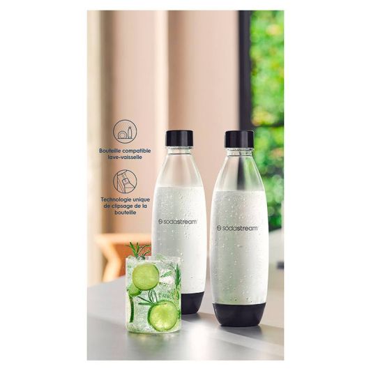 Pack de 2 bouteilles SODASTREAM lave-vaisselle