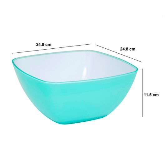 Saladier acrylique 25cm coloris menthe