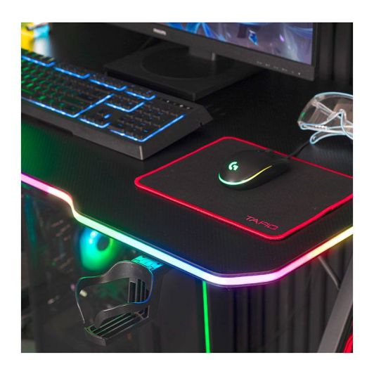 Bureau gaming AMSTRAD AMS-DESK120Z LED ASTRA