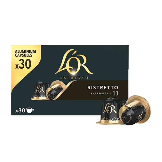 30 capsules L'OR RISTRETTO pour machine NESPRESSO 