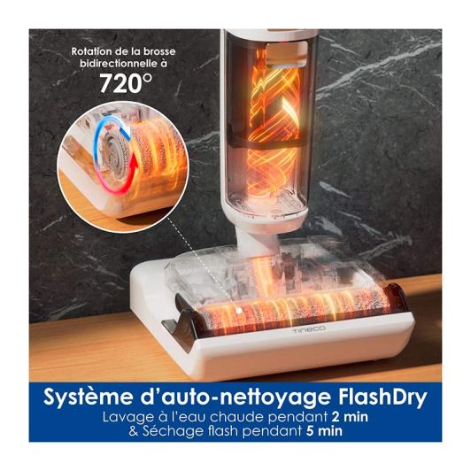 Aspirateur laveur TINECO FLOOR ONE S6 STRETCH EXTREME