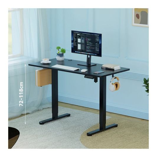 Bureau gaming EDENWOOD BB120 motorisé noir