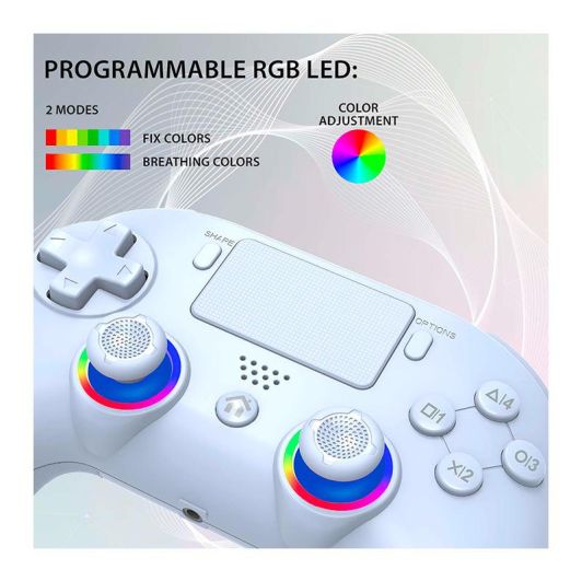 Manette SUBSONIC sans fil pour PS5 blanc