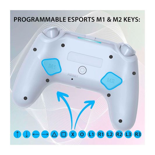Manette SUBSONIC sans fil pour PS5 blanc