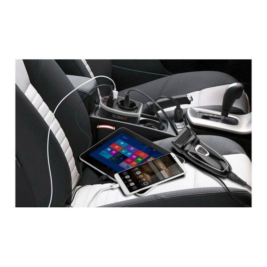 Convertisseur TECHNAXX de tension 12 VOLT + 2 PORTS USB TE13