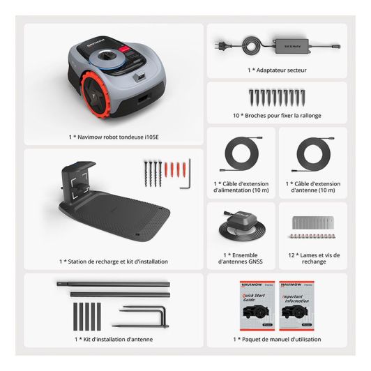 Robot tondeuse NAVIMOW i105e
