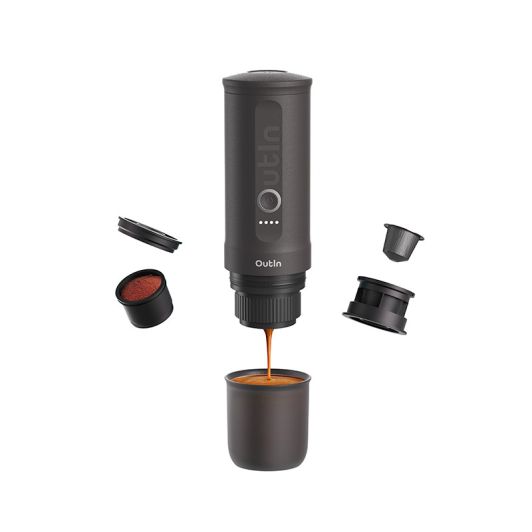 Expresso à dosettes OUTIN OTEM-01-SG NANO portable 