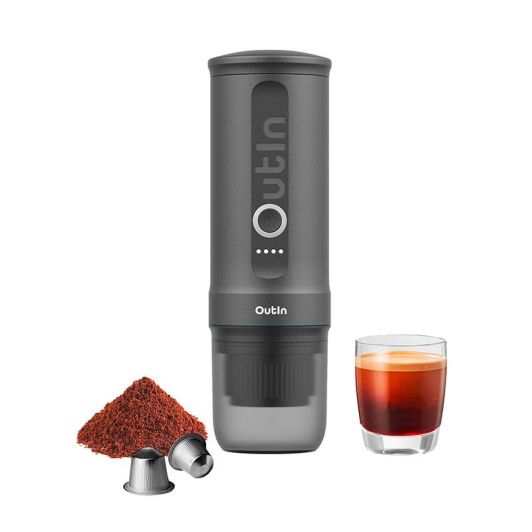 Expresso à dosettes OUTIN OTEM-01-SG NANO portable 