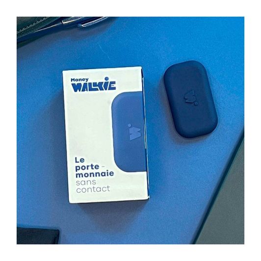 Porte-monnaie sans contact MONNEY WALKIE Bleu