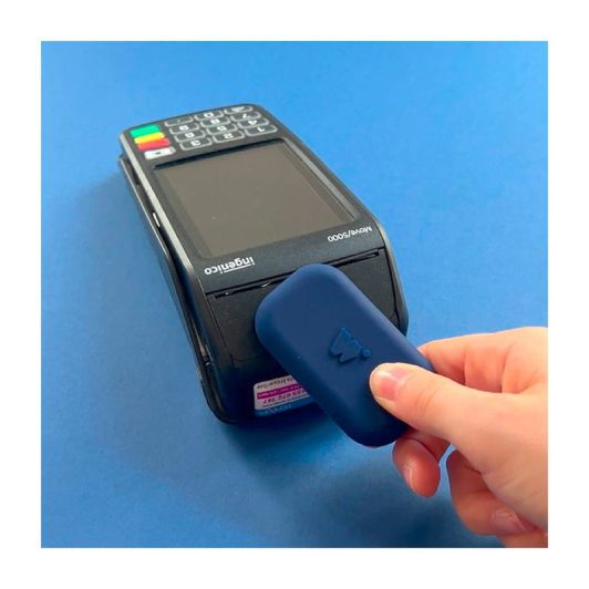 Porte-monnaie sans contact MONNEY WALKIE Bleu