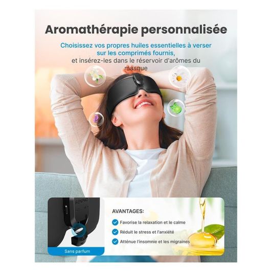 Masseur RENPHO masque sommeil EYESNOOZE AROMA