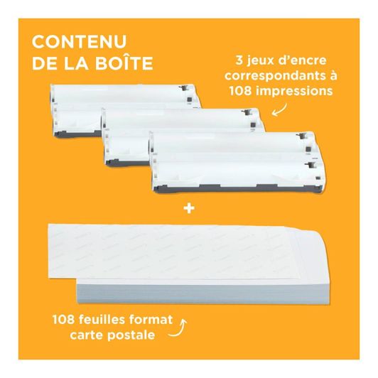 Cartouche CANON RP-108N Selphy 108 feuilles 10x15
