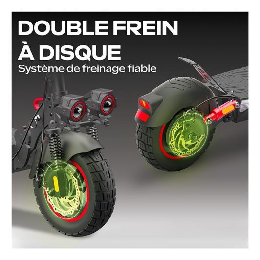 Trottinette électrique Urbanglide eCross ONE rouge