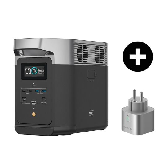 Pack Station électrique ECOFLOW DELTA 2 + SMART PLUG