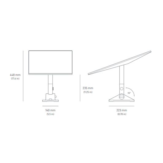Fixation STARLINK pivotant standard 