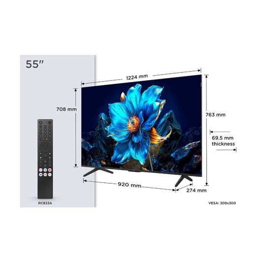 TV QLED 55'' TCL 55QLED780K