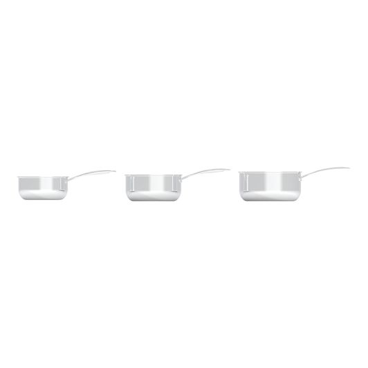 Lot de 3 casseroles VALBERG inox triply