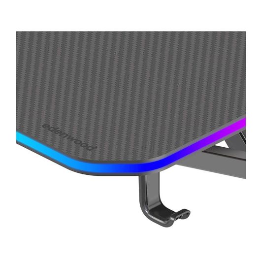 Bureau gaming EDENWOOD BG120 LED Noir