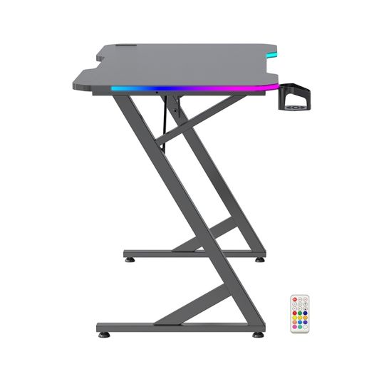 Bureau gaming EDENWOOD BG120 LED Noir