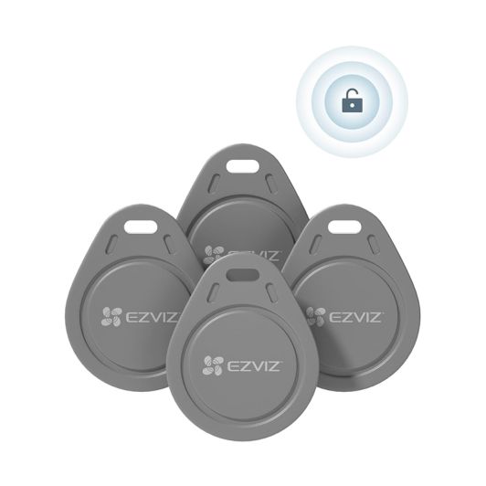 Pack Visiophone connecté EZVIZ FHD HP5 avec écran tactile + 4 badges