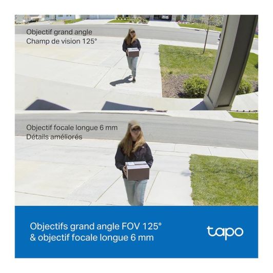 Caméra de surveillance TAPO C246D dual objectif 2K + 2K