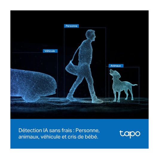 Caméra de surveillance TAPO C246D dual objectif 2K + 2K