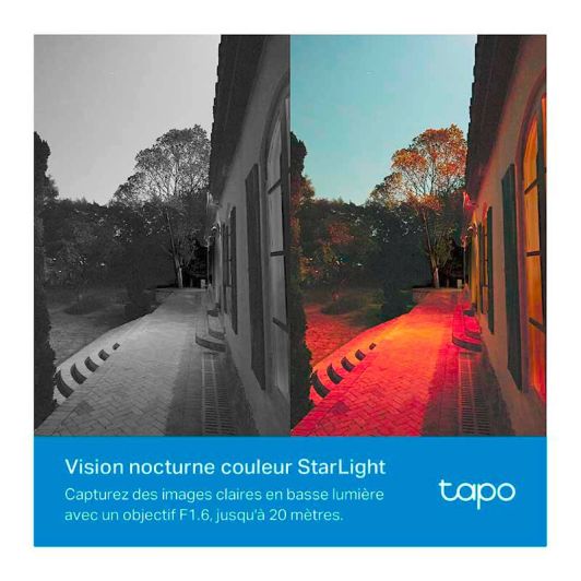 Caméra de surveillance TAPO 4G motorisée 1080p 