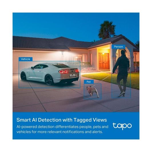 Caméra de surveillance TAPO C720 projecteur 4MP 2K+