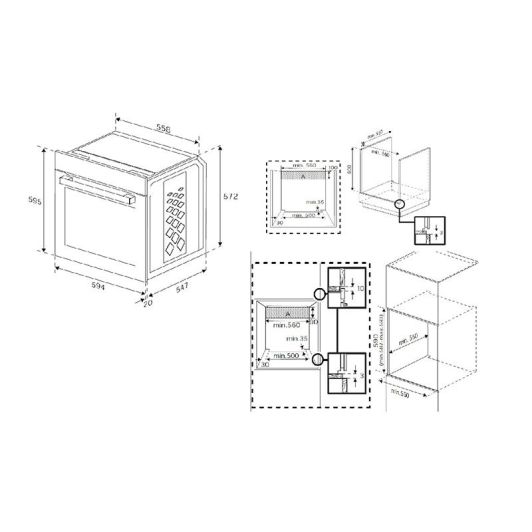 Four chaleur tournante BEKO BBIE17304BMP