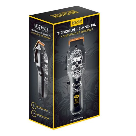 Tondeuse BECKER HERO black barbe&cheveux