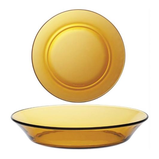 Assiette DURALEX coupelle Lys vermeil 19 cm
