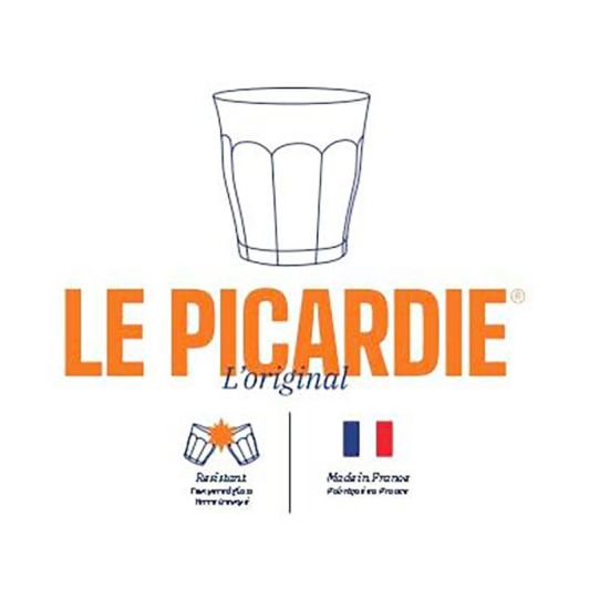 6 verres DURALEX picardie gris 36cl
