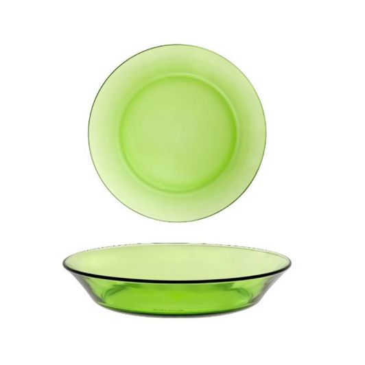 Assiette DURALEX Lys vert coupelle diamètre 19.5 cm