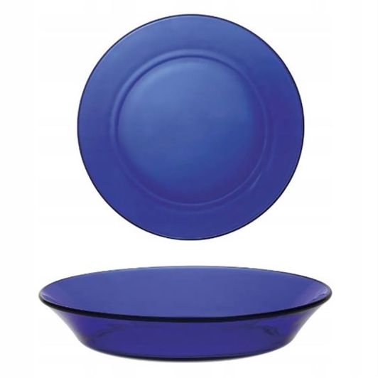 Assiette DURALEX Lys saphir coupelle diamètre 19.5 cm