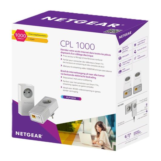 CPL DUO NETGEAR CPL Duo Prise PLP1000-10