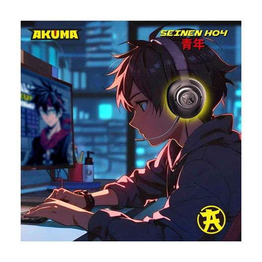 Casque gaming filaire AKUMA SEINEN H04 NOIR